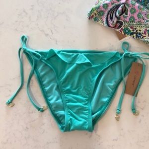 DANIEL CREMIEUX Side-tie Hipster Bikini Bottom Sz S NWT (b4)